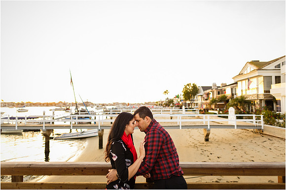 Eric and Sue Engagement photos at Balboa Island Newport Beach, CA -