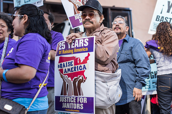 Janitors Say “Ya Basta!” “Enough!” to Hazardous Working Conditions, Poverty Wages, and Abuses Ranging From Wage Theft to Sexual Harassment and Assault