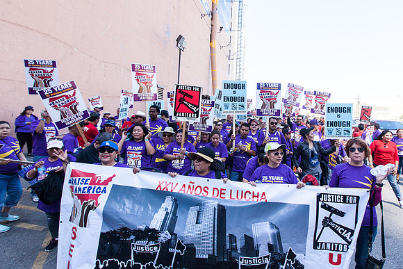 Janitors Say “Ya Basta!” “Enough!” to Hazardous Working Conditions, Poverty Wages, and Abuses Ranging From Wage Theft to Sexual Harassment and Assault