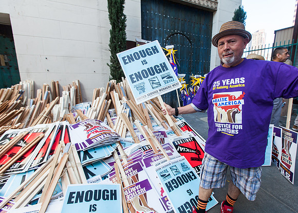 Janitors Say “Ya Basta!” “Enough!” to Hazardous Working Conditions, Poverty Wages, and Abuses Ranging From Wage Theft to Sexual Harassment and Assault