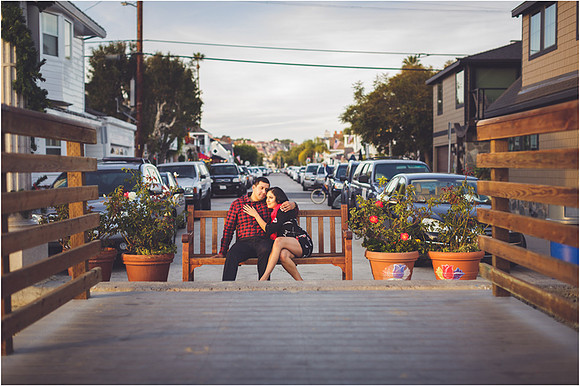 Eric and Sue Engagement photos at Balboa Island Newport Beach, CA -