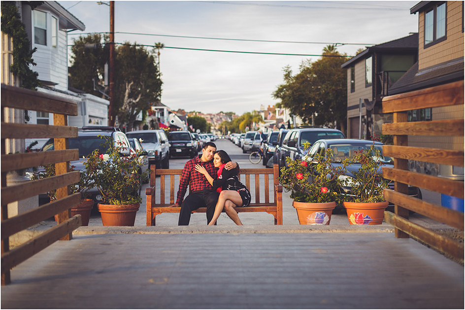 Eric and Sue Engagement photos at Balboa Island Newport Beach, CA -