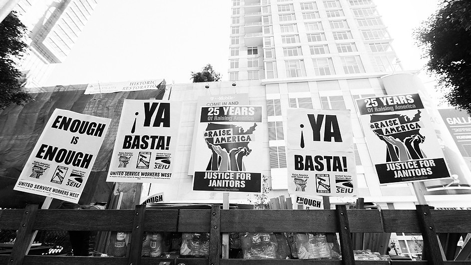 Janitors Say “Ya Basta!” “Enough!” to Hazardous Working Conditions, Poverty Wages, and Abuses Ranging From Wage Theft to Sexual Harassment and Assault