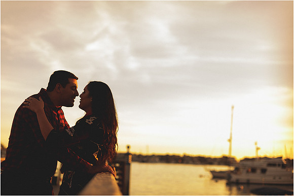 Eric and Sue Engagement photos at Balboa Island Newport Beach, CA -