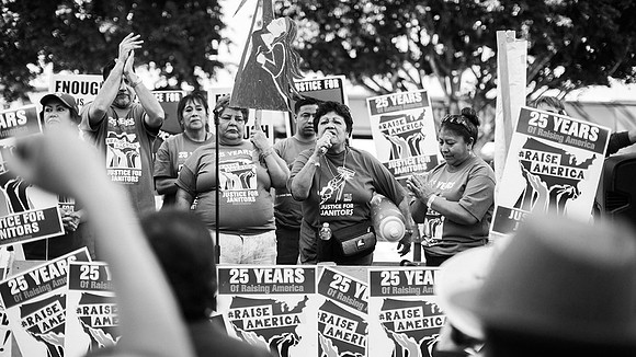 Janitors Say “Ya Basta!” “Enough!” to Hazardous Working Conditions, Poverty Wages, and Abuses Ranging From Wage Theft to Sexual Harassment and Assault
