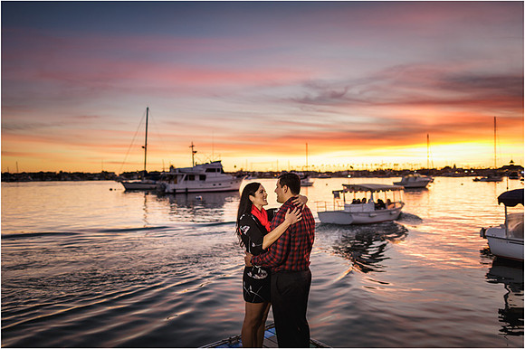 Eric and Sue Engagement photos at Balboa Island Newport Beach, CA -
