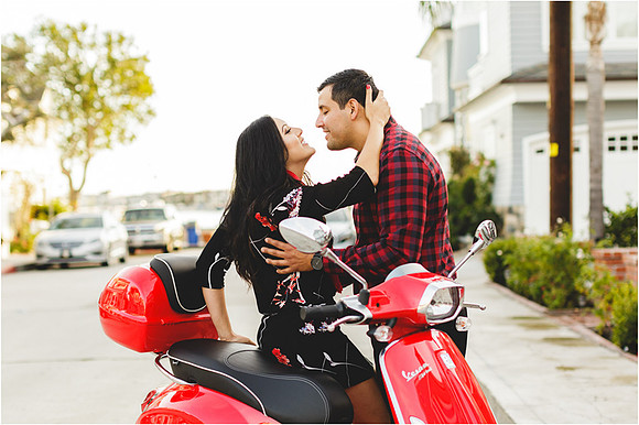 Eric and Sue Engagement photos at Balboa Island Newport Beach, CA -