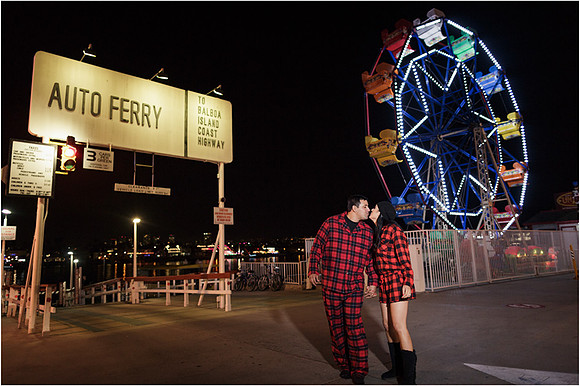 Eric and Sue Engagement photos at Balboa Island Newport Beach, CA -