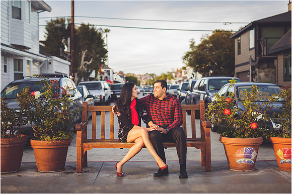 Eric and Sue Engagement photos at Balboa Island Newport Beach, CA -