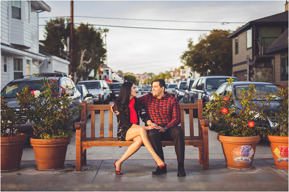 Eric and Sue Engagement photos at Balboa Island Newport Beach, CA -