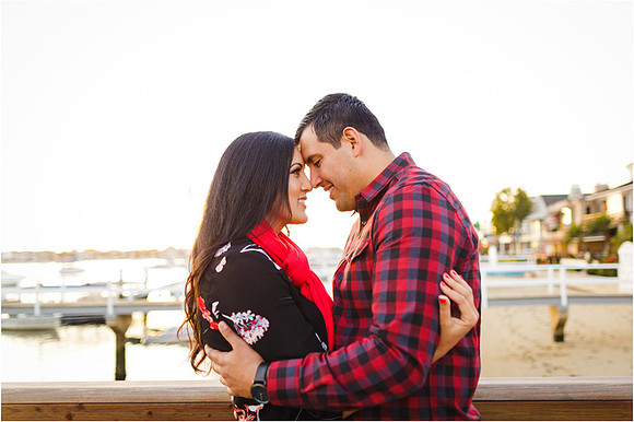 Eric and Sue Engagement photos at Balboa Island Newport Beach, CA -