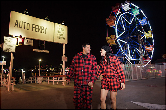 Eric and Sue Engagement photos at Balboa Island Newport Beach, CA -