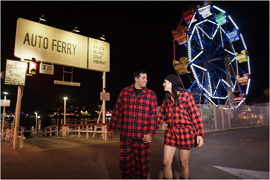 Eric and Sue Engagement photos at Balboa Island Newport Beach, CA -