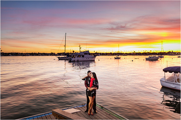 Eric and Sue Engagement photos at Balboa Island Newport Beach, CA -