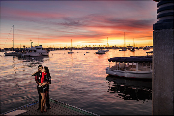 Eric and Sue Engagement photos at Balboa Island Newport Beach, CA -
