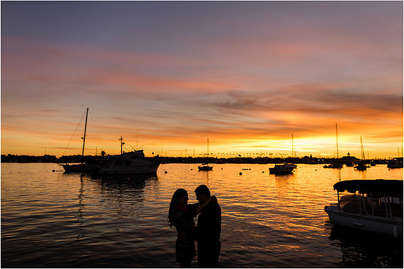 Eric and Sue Engagement photos at Balboa Island Newport Beach, CA -